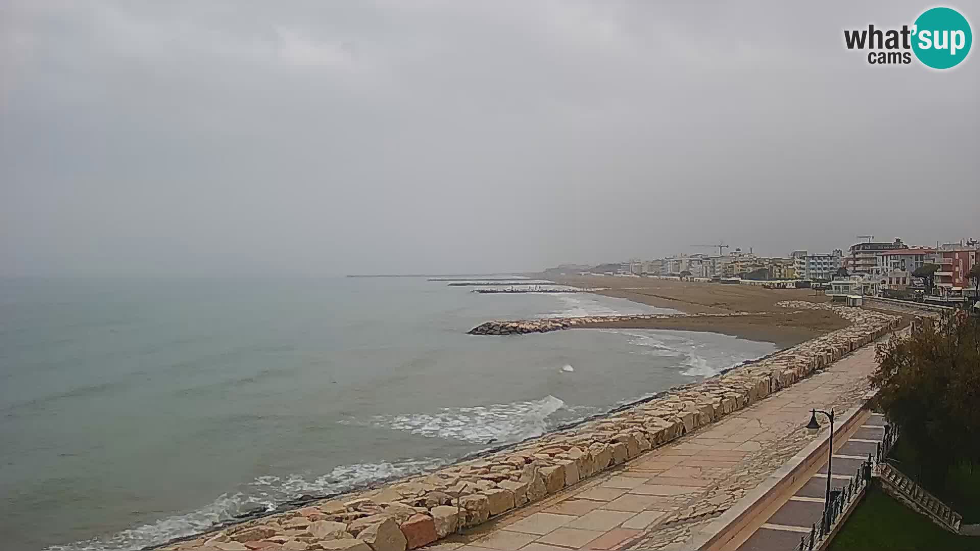 Webcam Caorle Ponente – Blick von Marinai di Caorle