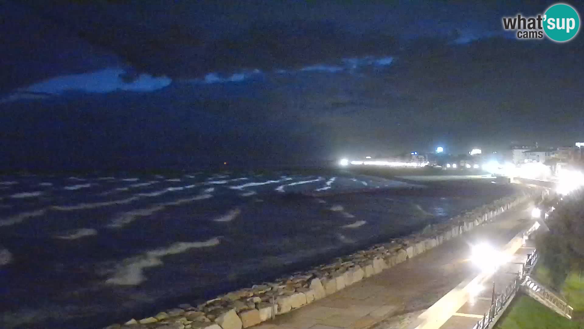 Webcam Caorle Ponente – Vue depuis les Marinai di Caorle
