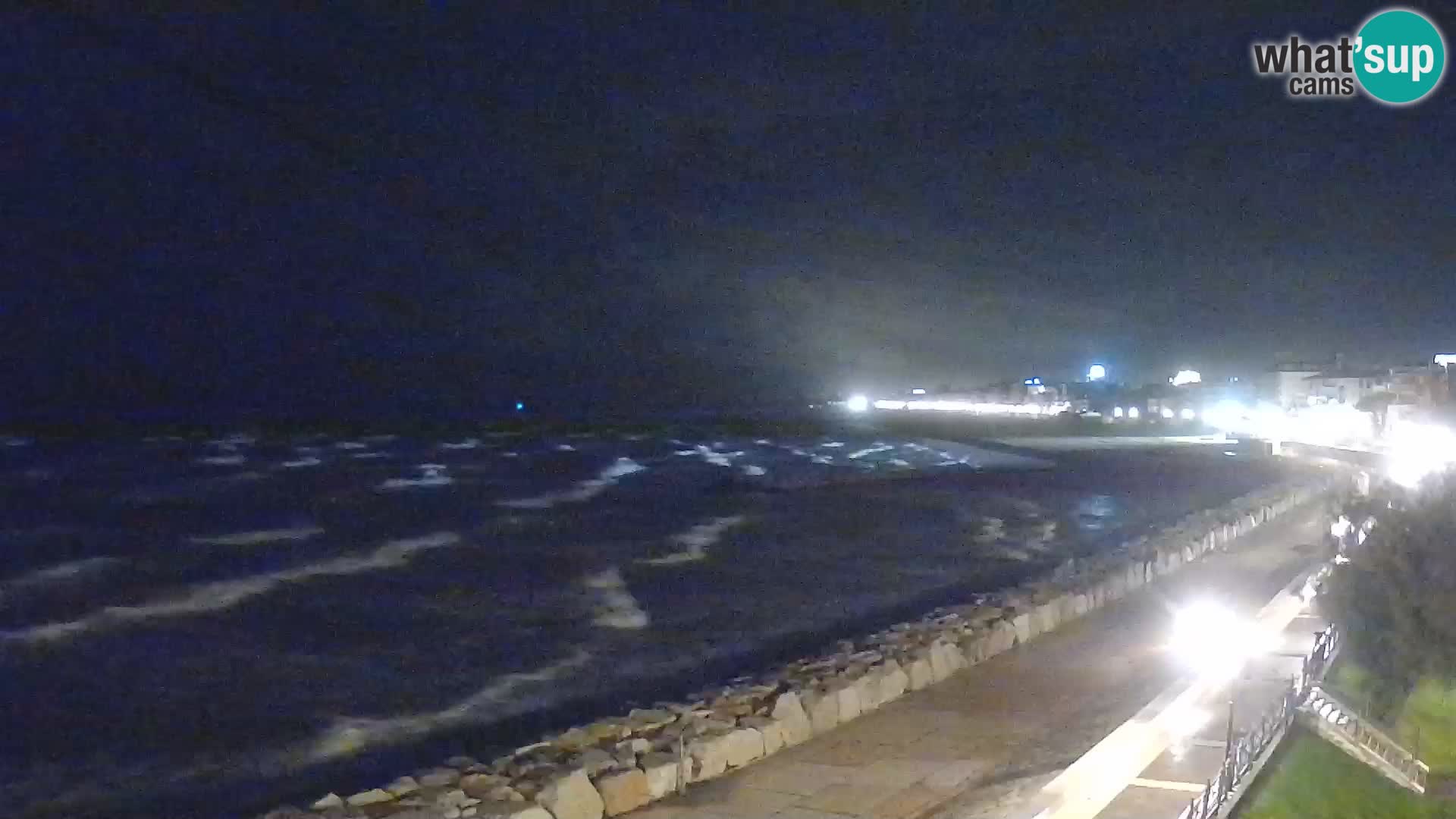 Webcam Caorle Ponente – Blick von Marinai di Caorle