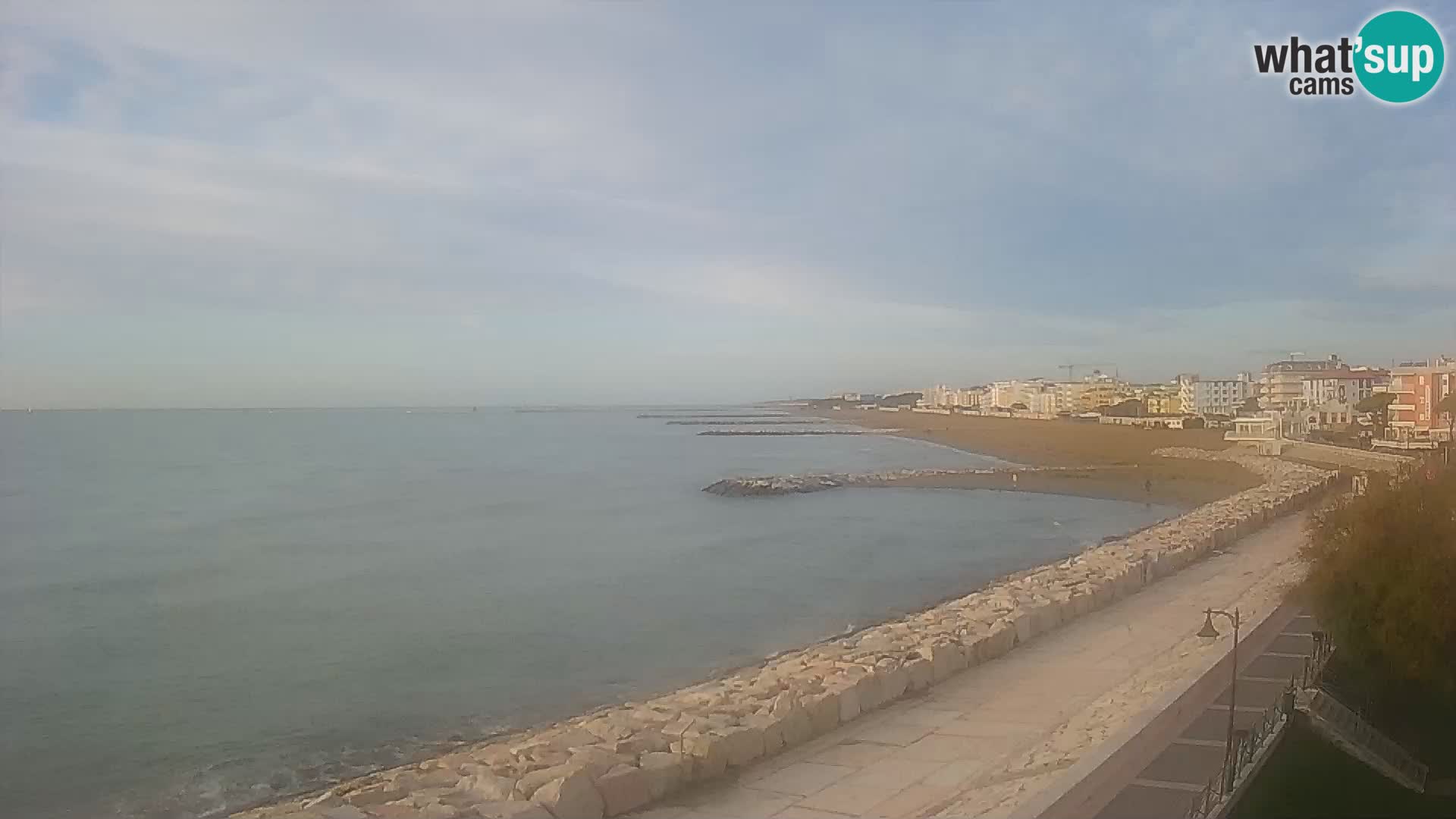 Webcam Caorle Ponente – Blick von Marinai di Caorle