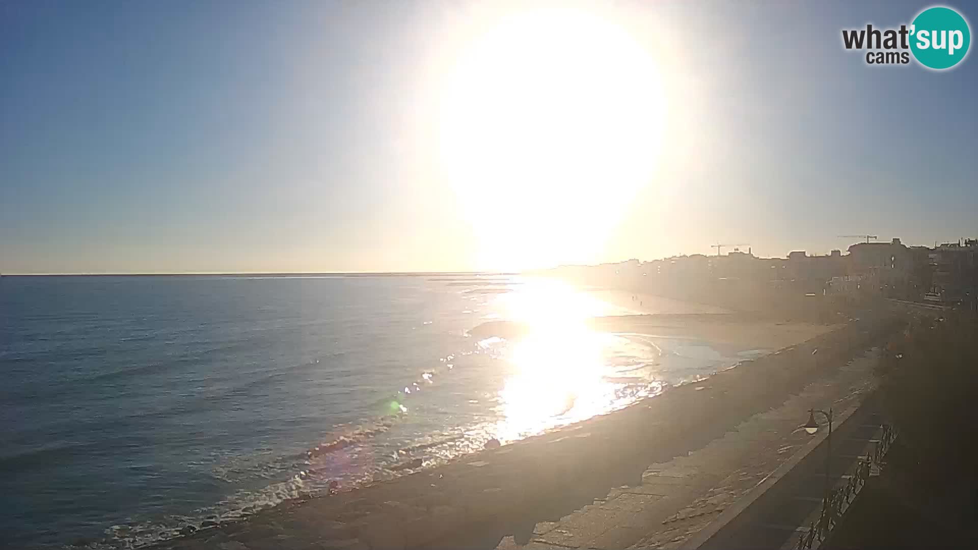 Webcam Caorle Ponente – Vue depuis les Marinai di Caorle