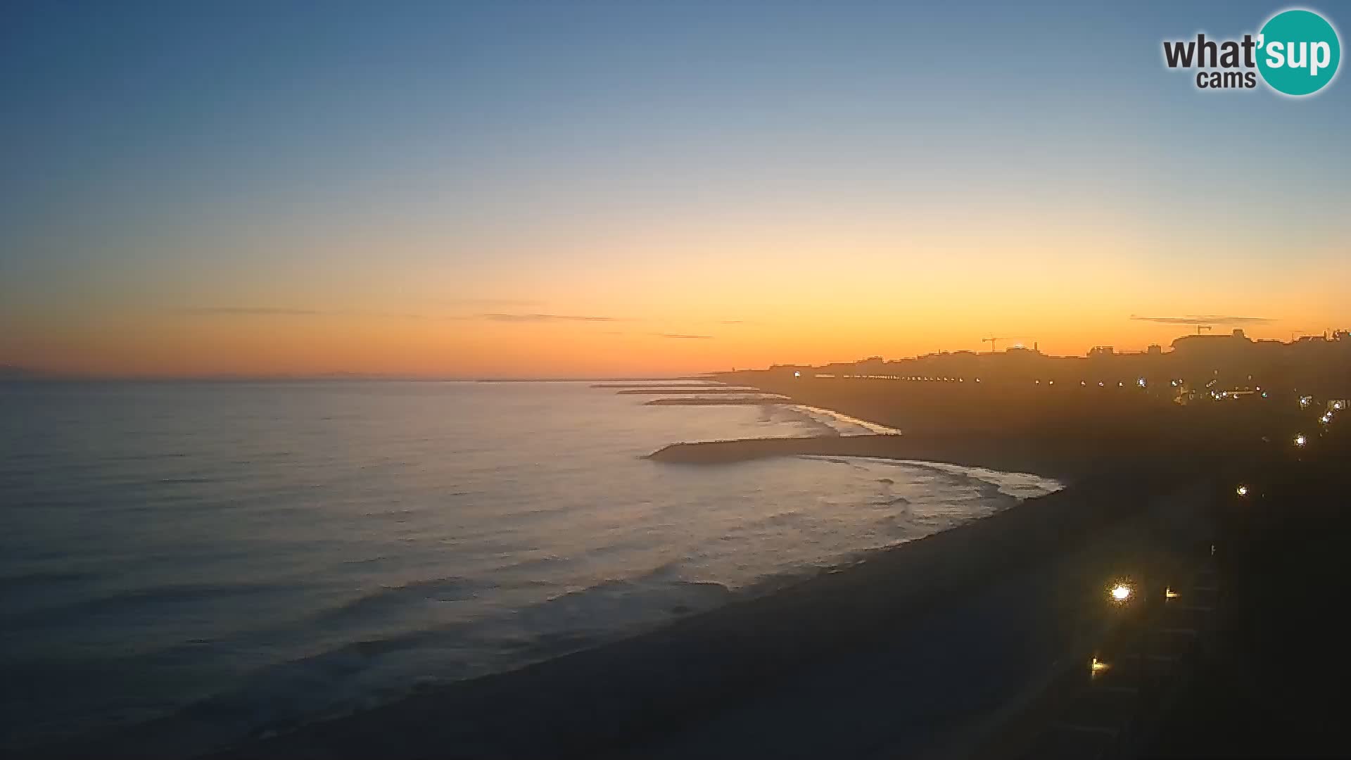 Webcam Caorle Ponente – Blick von Marinai di Caorle