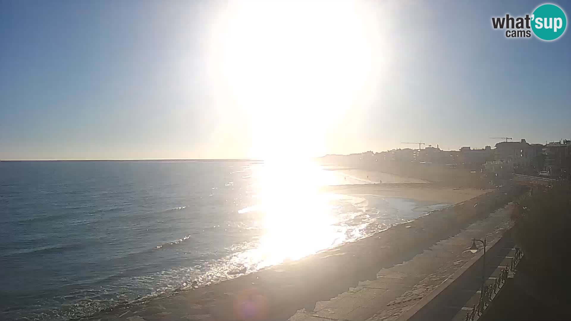 Webcam Caorle Ponente – Vue depuis les Marinai di Caorle