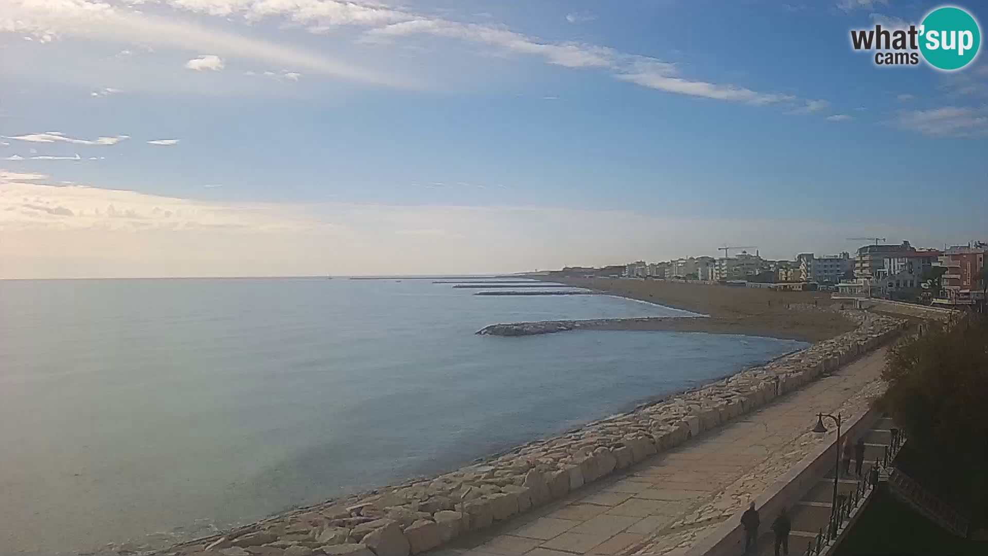 Webcam Caorle Ponente – Vue depuis les Marinai di Caorle