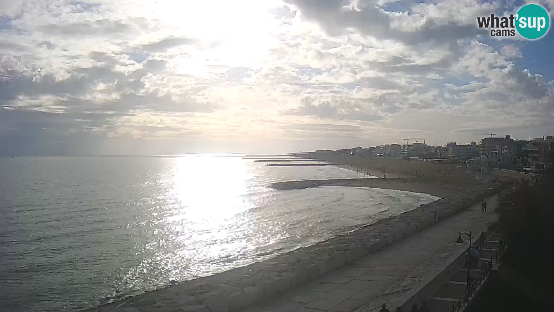 Webcam Caorle Ponente – Blick von Marinai di Caorle