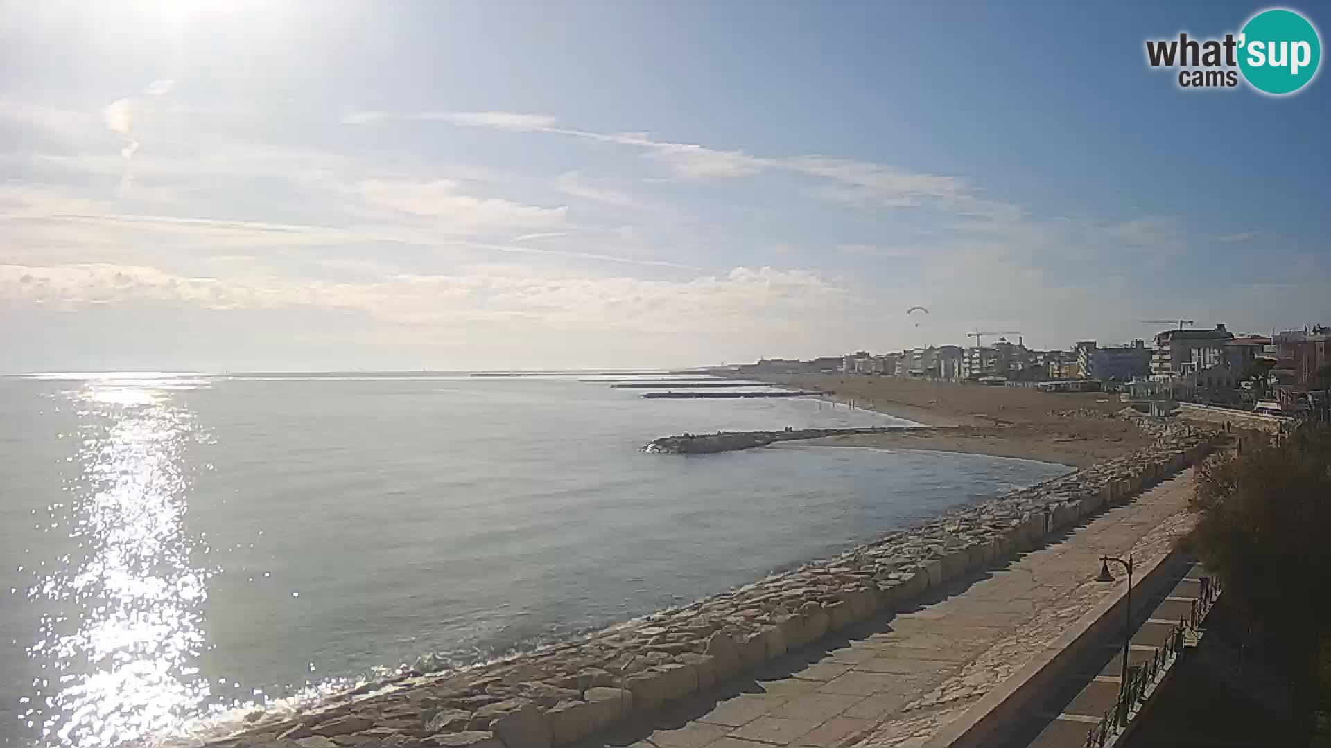 Webcam Caorle Ponente – Blick von Marinai di Caorle