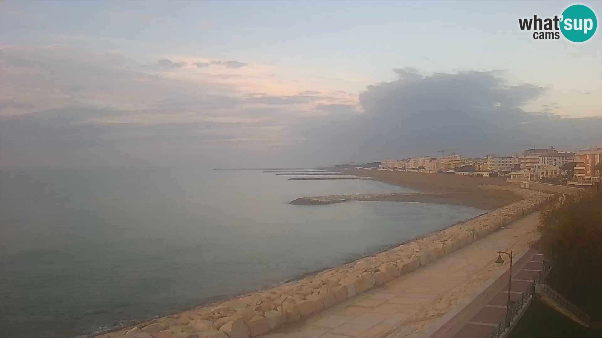 Webcam Caorle Ponente – Blick von Marinai di Caorle