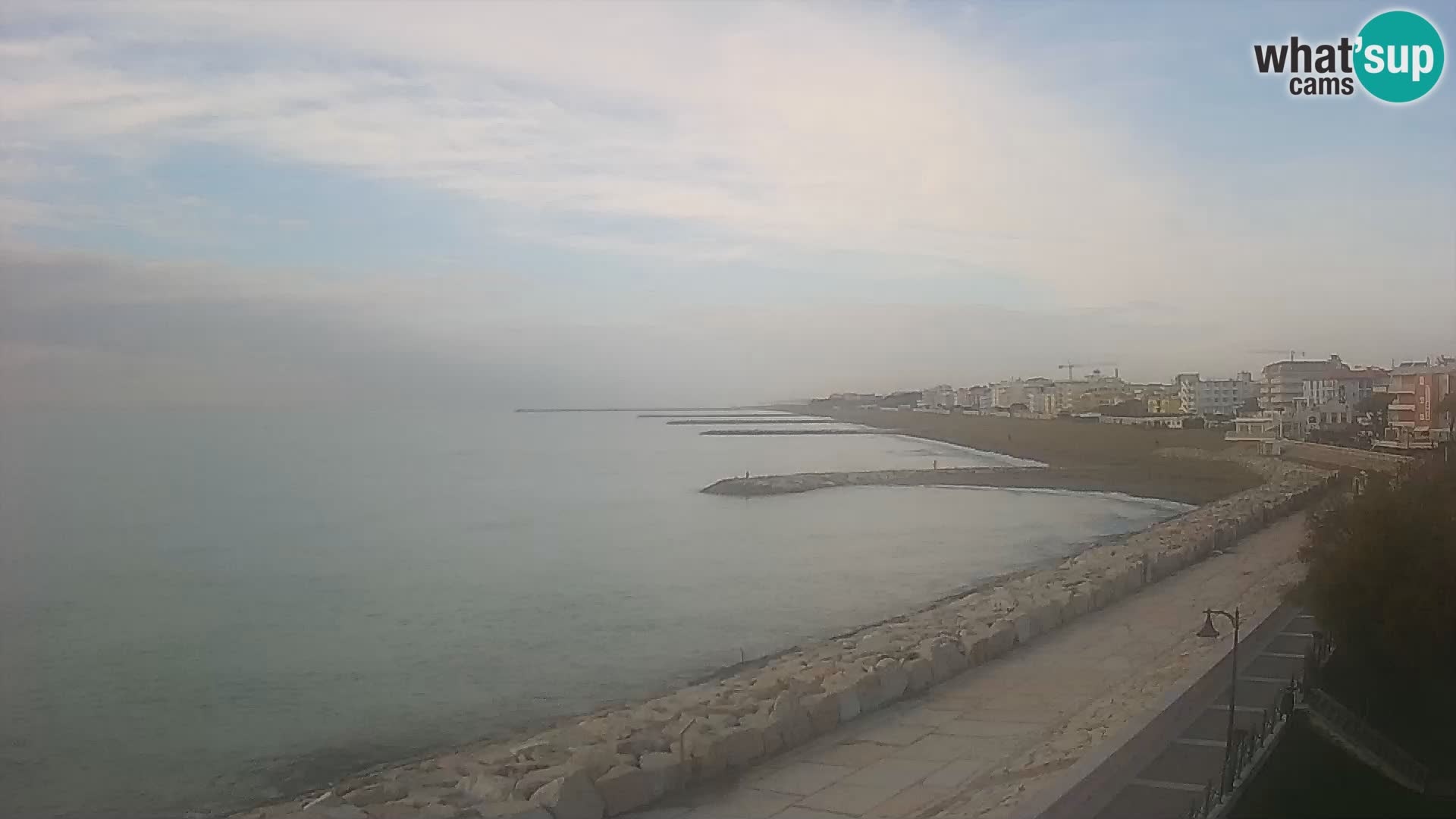 Webcam Caorle Ponente – Blick von Marinai di Caorle