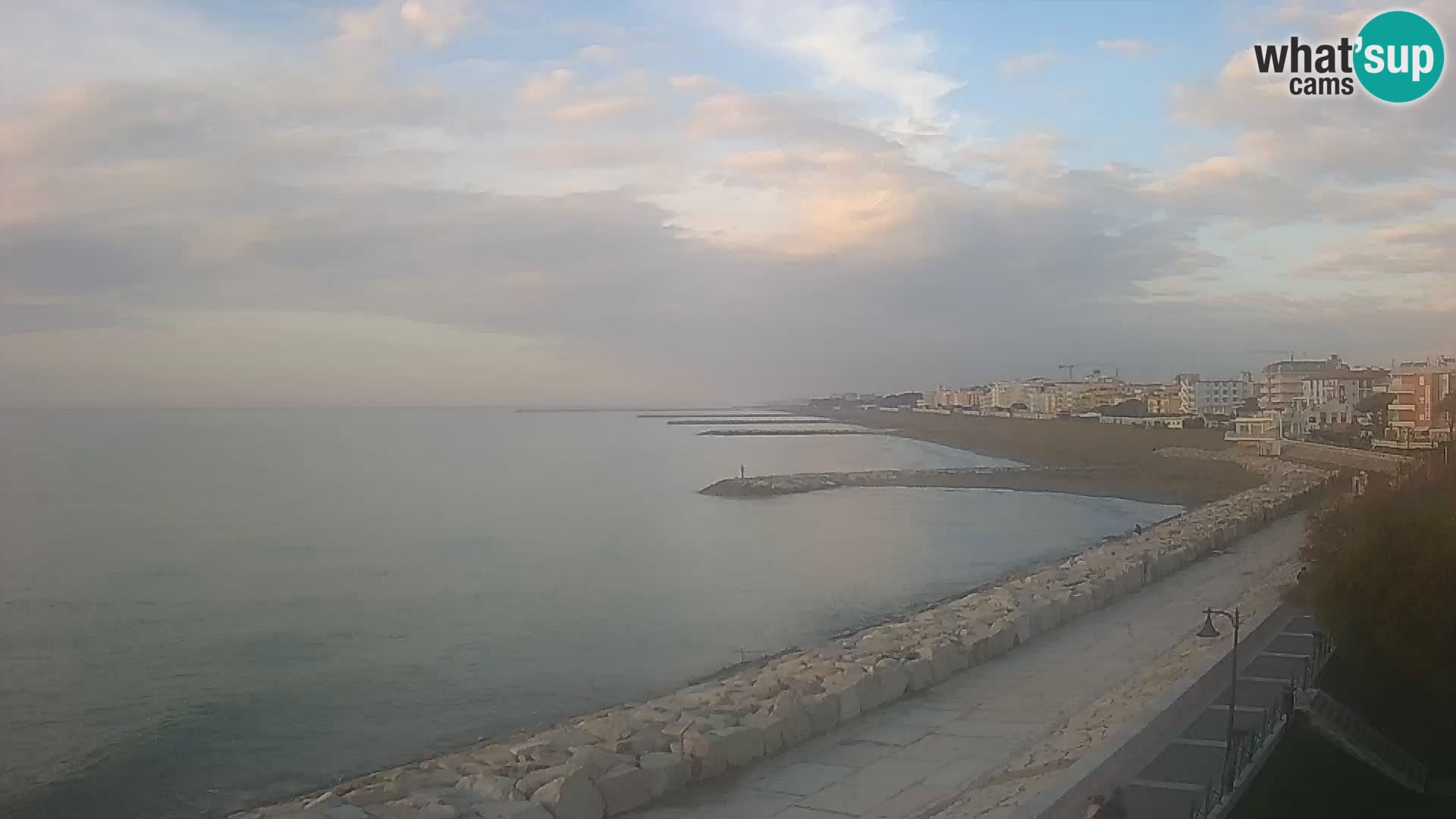 Webcam Caorle Ponente – Vue depuis les Marinai di Caorle