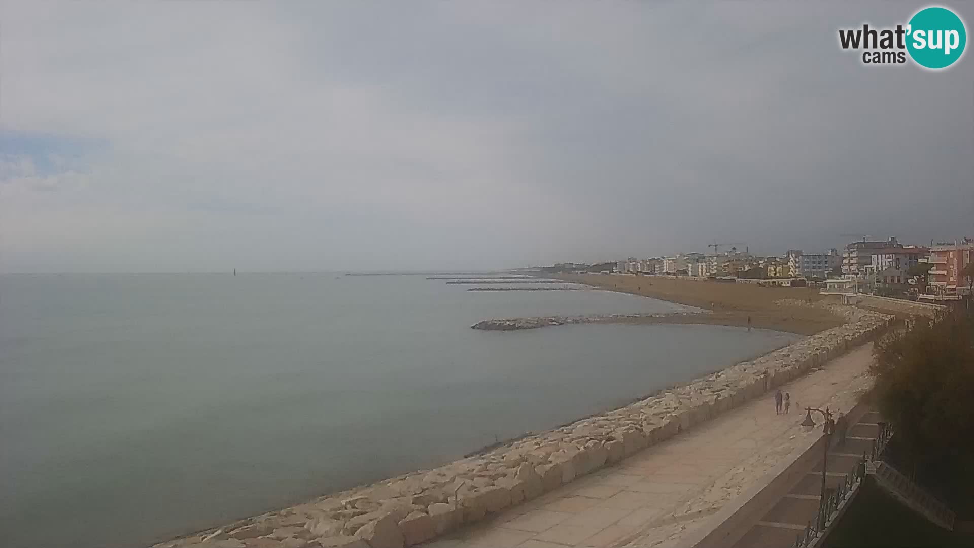 Webcam Caorle Ponente – Blick von Marinai di Caorle