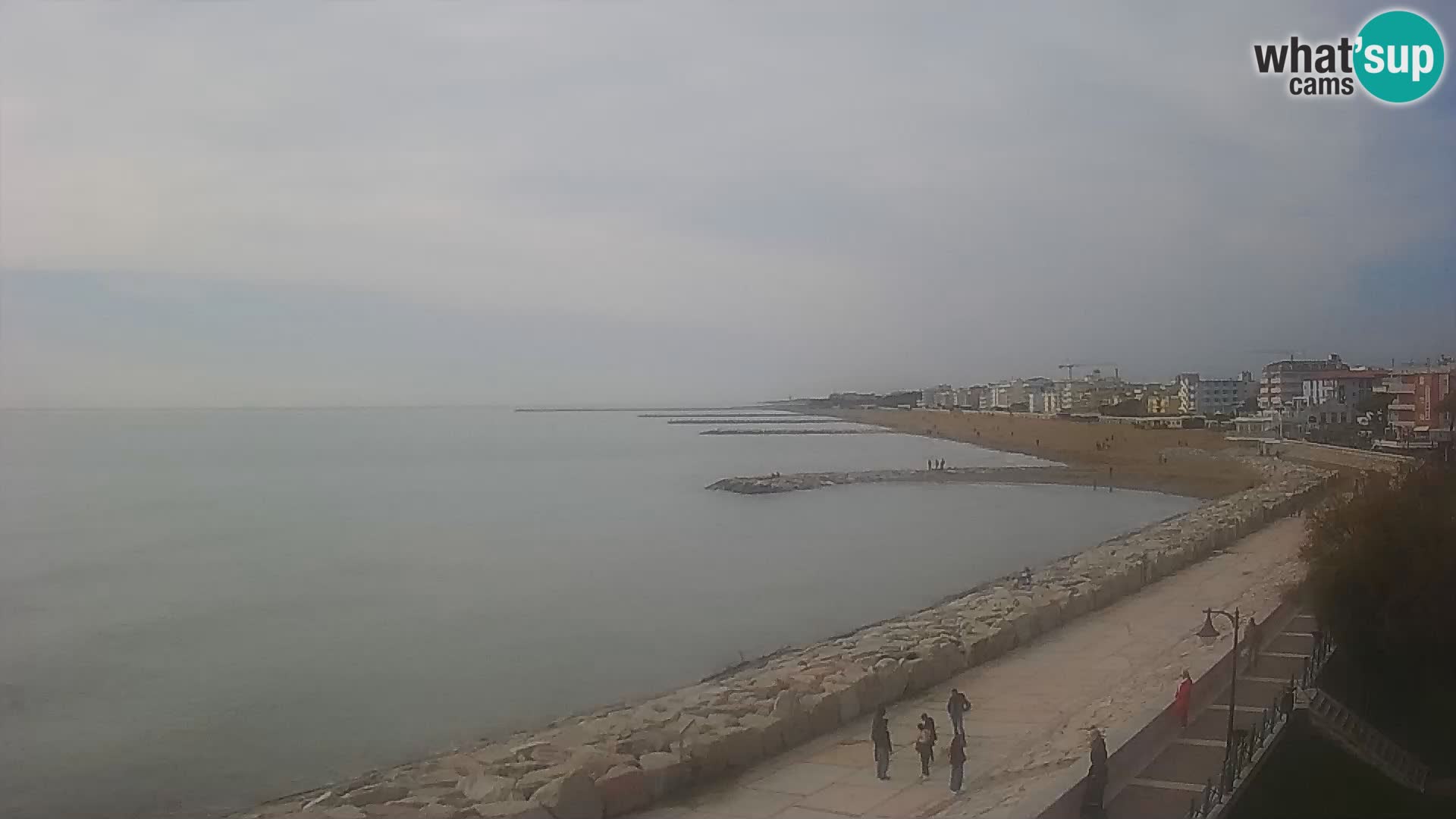 Webcam Caorle Ponente – Blick von Marinai di Caorle