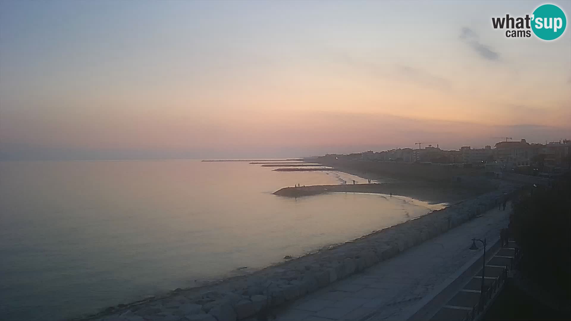 Webcam Caorle Ponente – Blick von Marinai di Caorle
