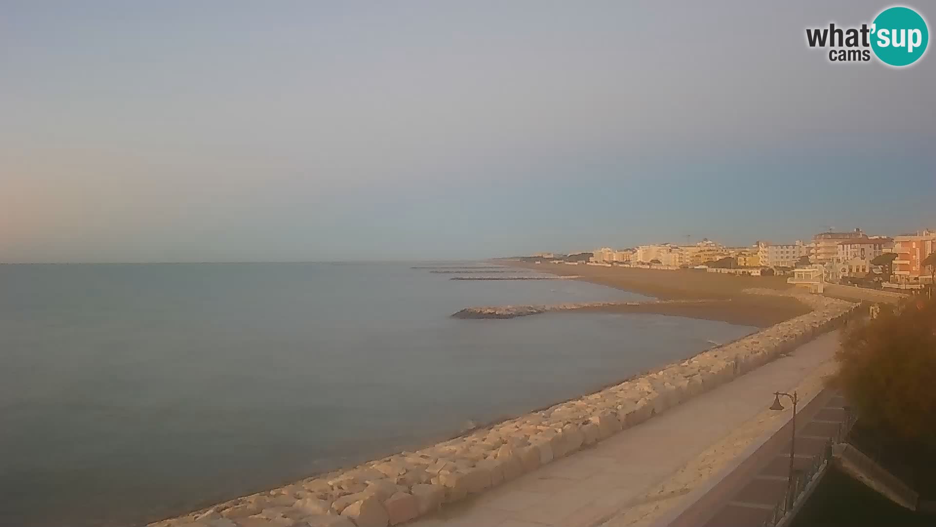 Webcam Caorle Ponente – Vue depuis les Marinai di Caorle