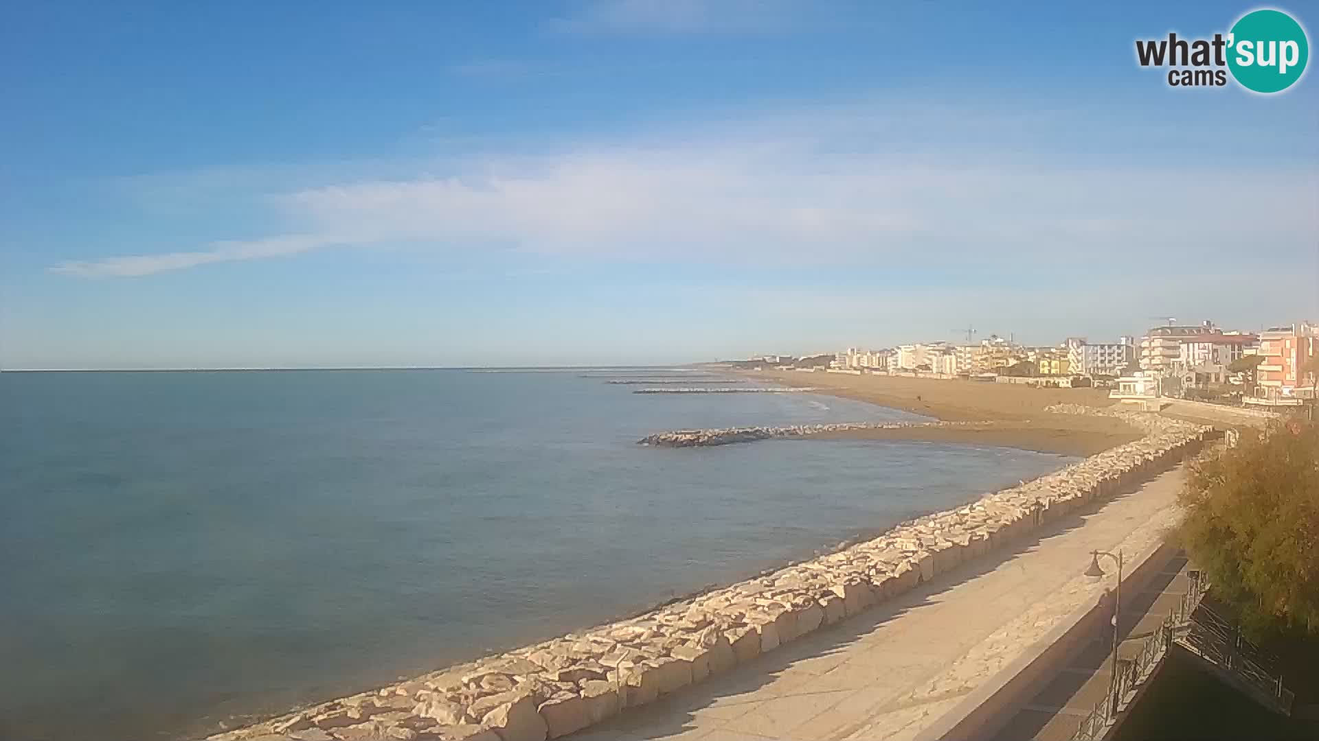 Webcam Caorle Ponente – Vue depuis les Marinai di Caorle