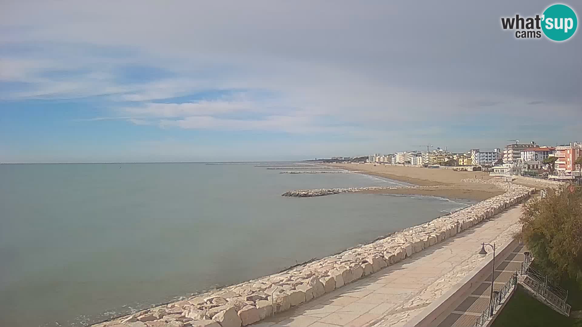 Webcam Caorle Ponente – Vue depuis les Marinai di Caorle