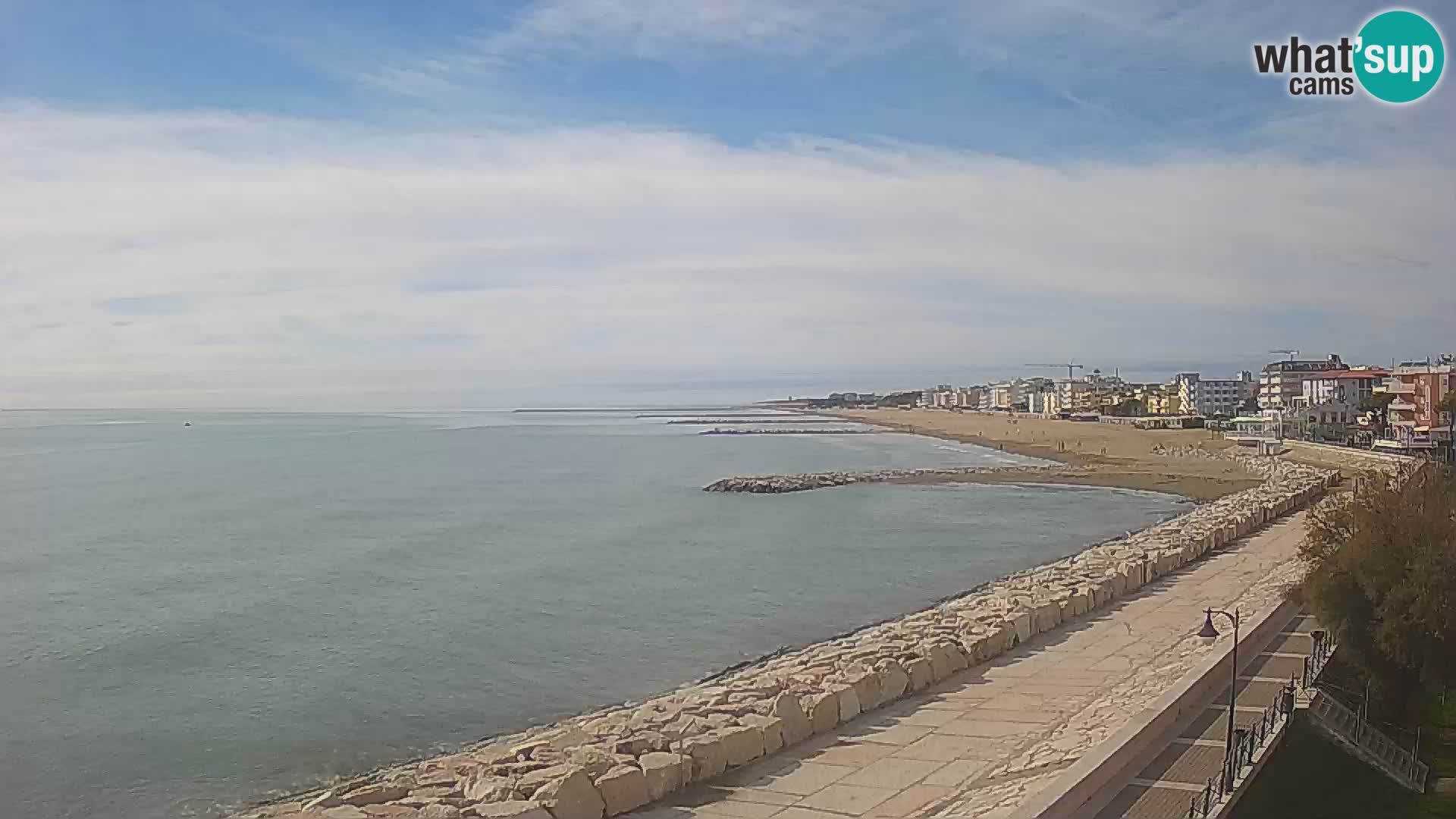 Webcam Caorle Ponente – Vue depuis les Marinai di Caorle