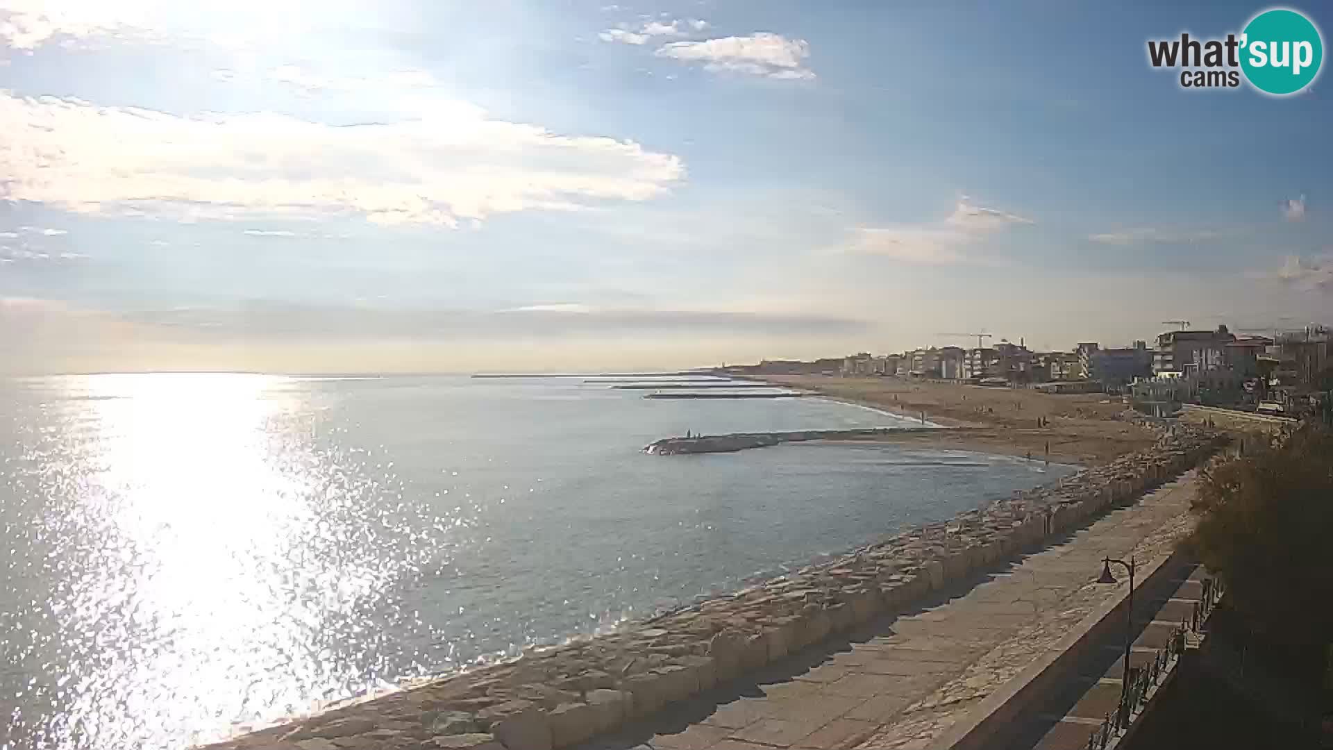 Webcam Caorle Ponente – Blick von Marinai di Caorle