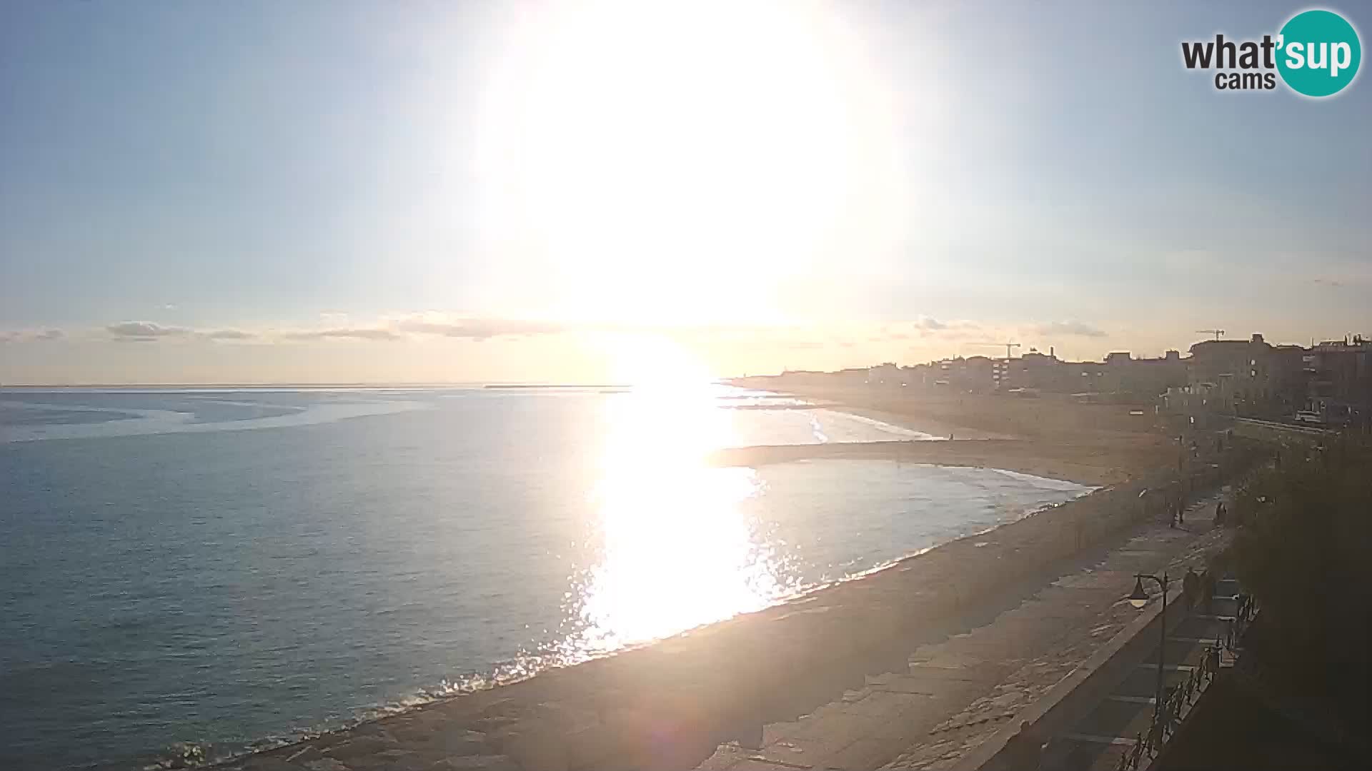 Webcam Caorle Ponente – Vue depuis les Marinai di Caorle