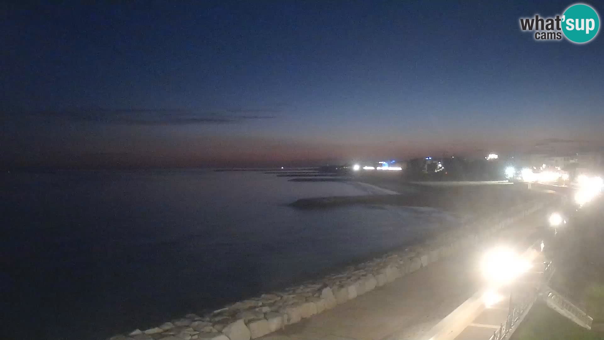 Webcam Caorle Ponente – Blick von Marinai di Caorle