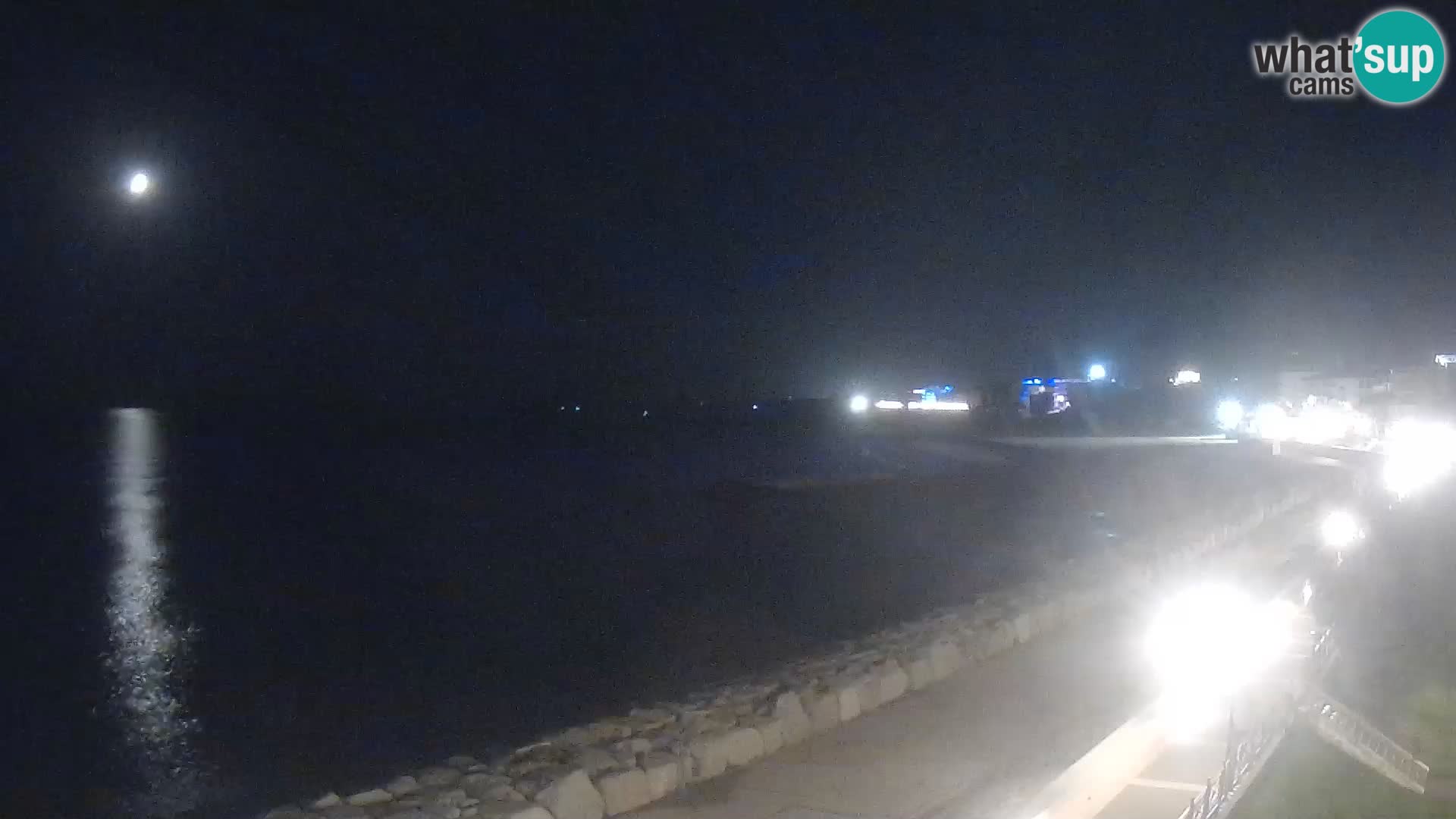 Webcam Caorle Ponente – Blick von Marinai di Caorle