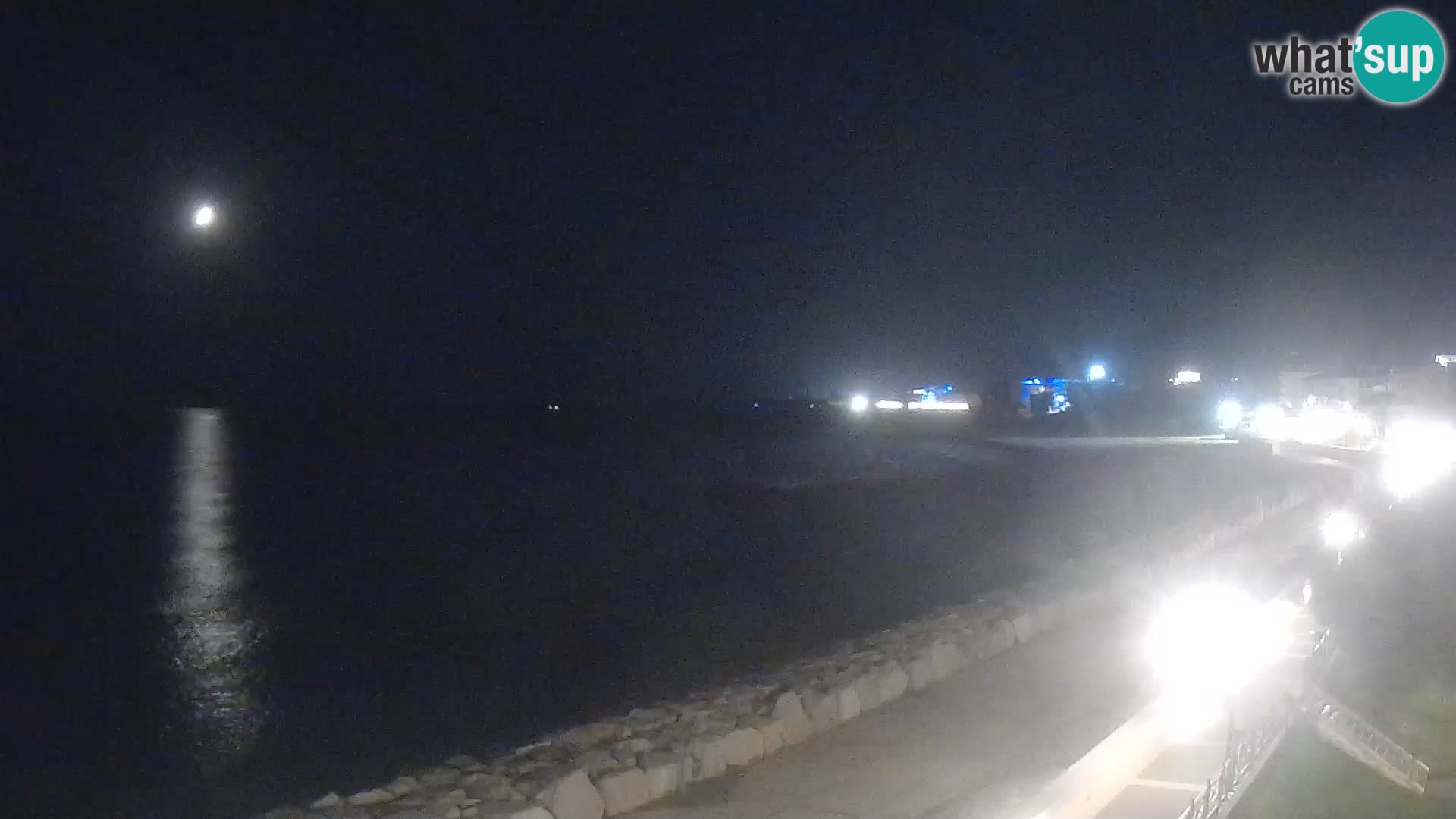 Webcam Caorle Ponente – Vue depuis les Marinai di Caorle