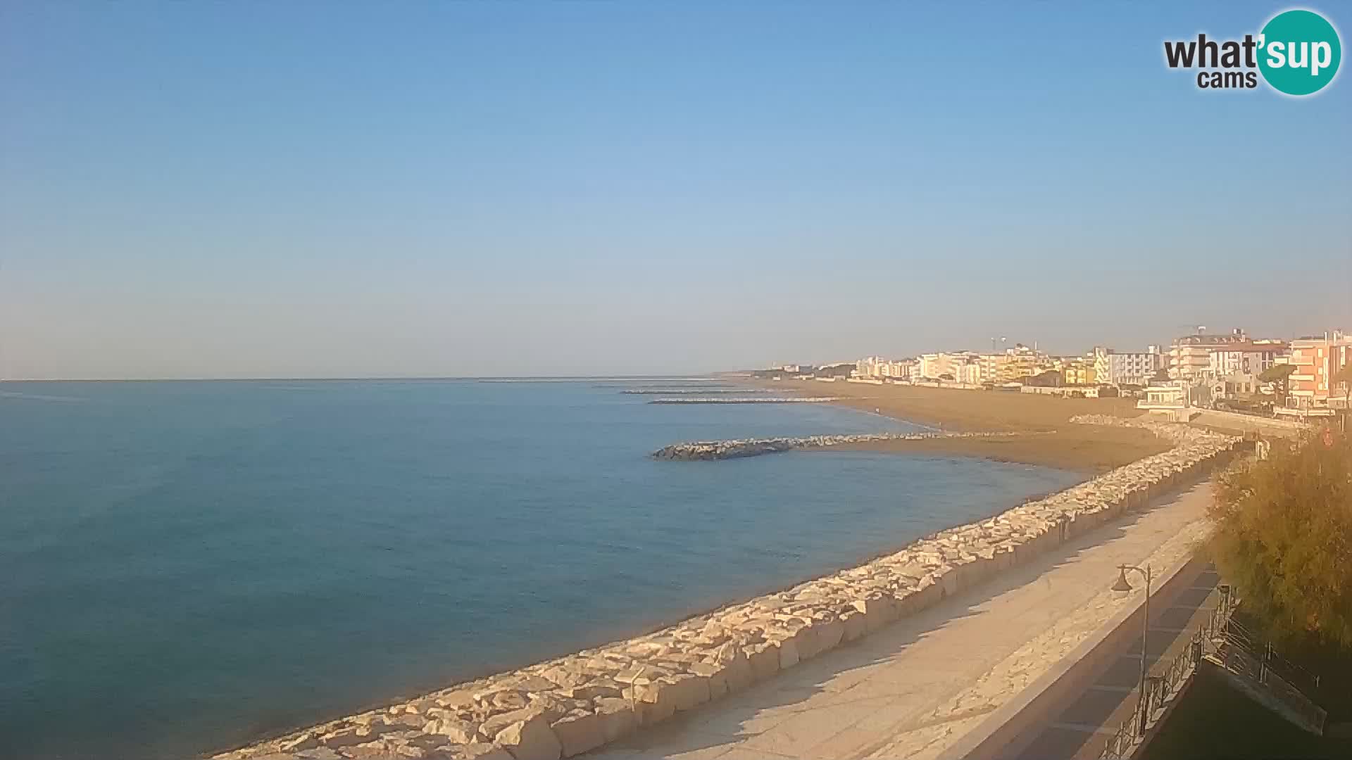 Webcam Caorle Ponente – View from Marinai di Caorle