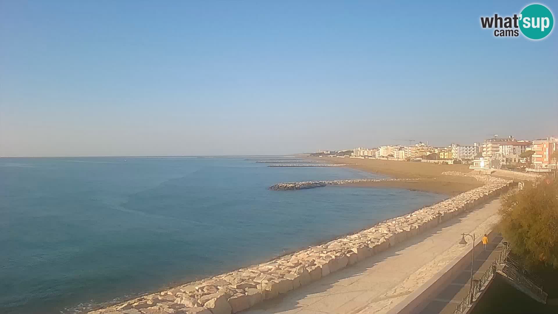 Webcam Caorle Ponente – View from Marinai di Caorle