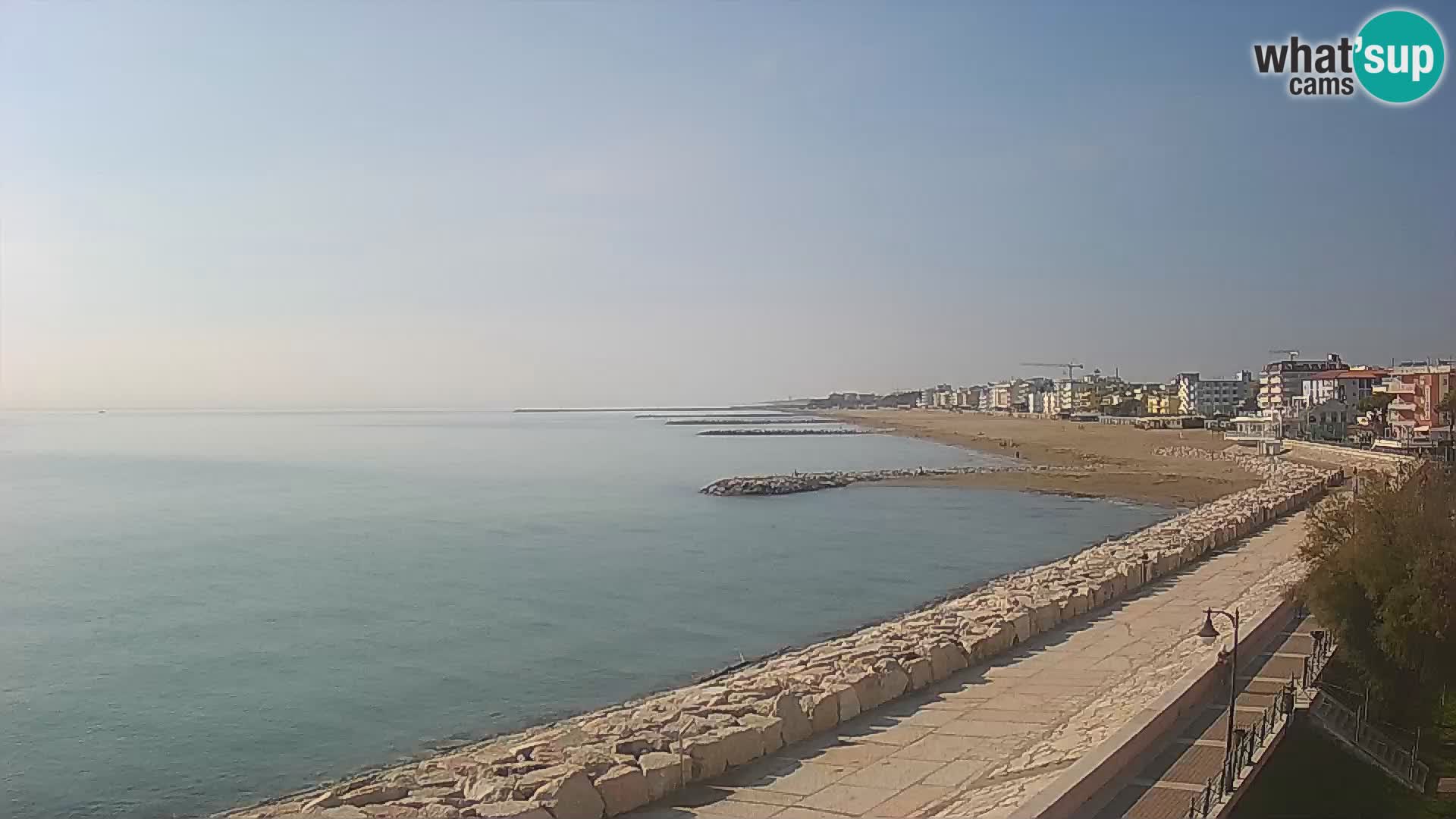 Webcam Caorle Ponente – Vue depuis les Marinai di Caorle