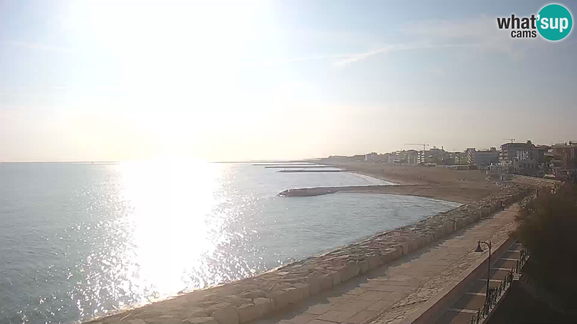 Webcam Caorle Ponente – Vue depuis les Marinai di Caorle