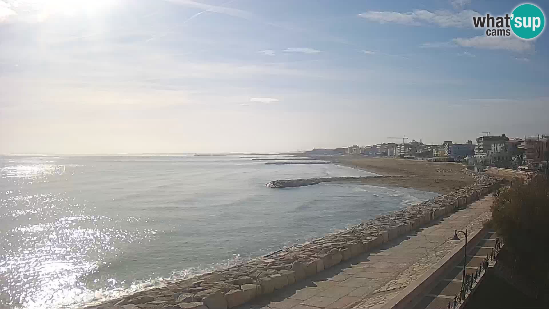 Webcam Caorle Ponente – Vue depuis les Marinai di Caorle