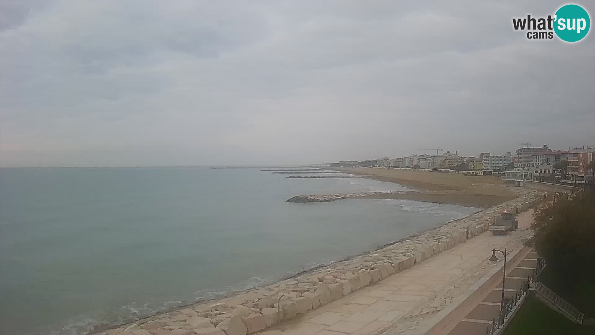 Webcam Caorle Ponente – Blick von Marinai di Caorle