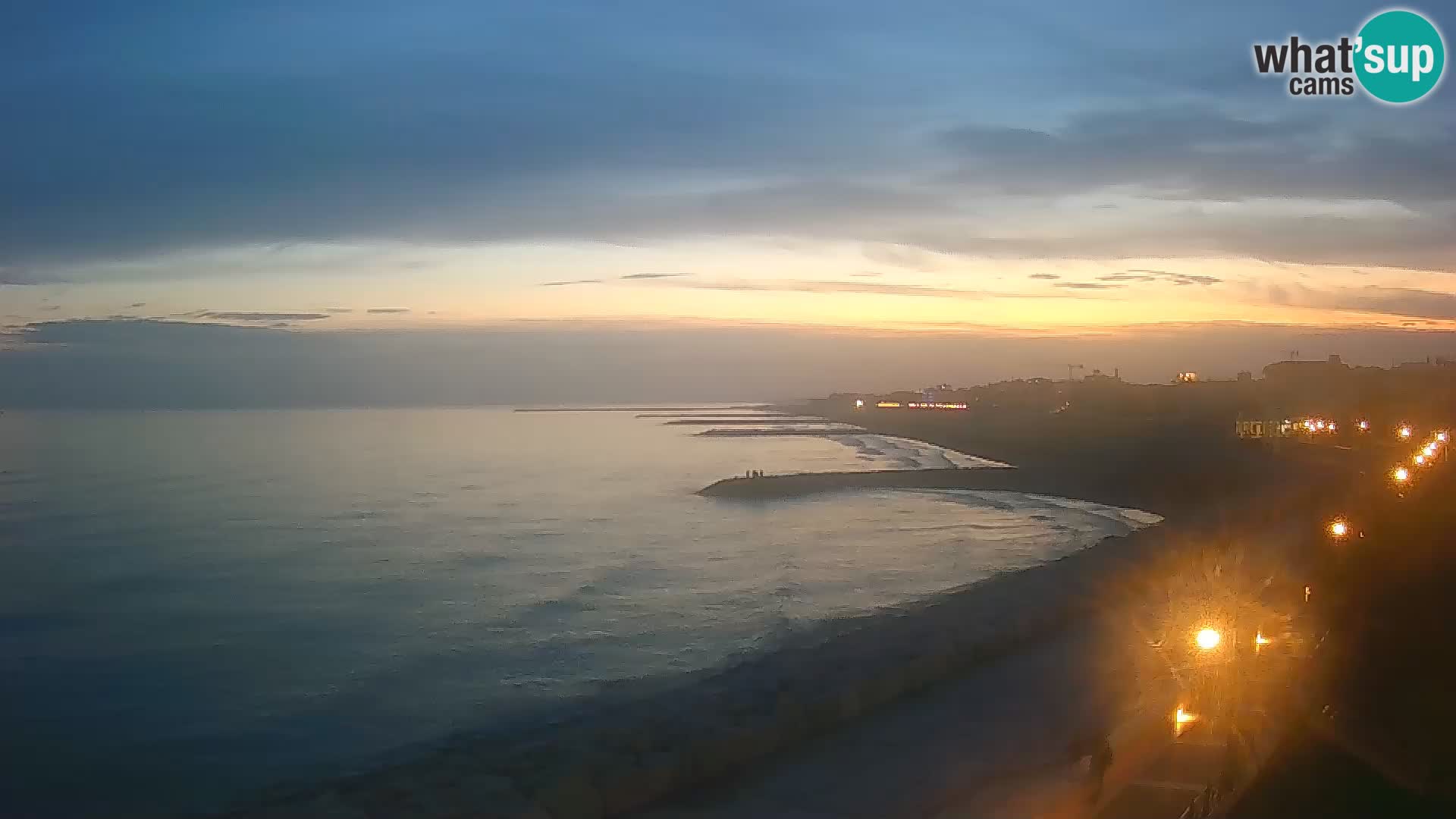 Webcam Caorle Ponente – Blick von Marinai di Caorle