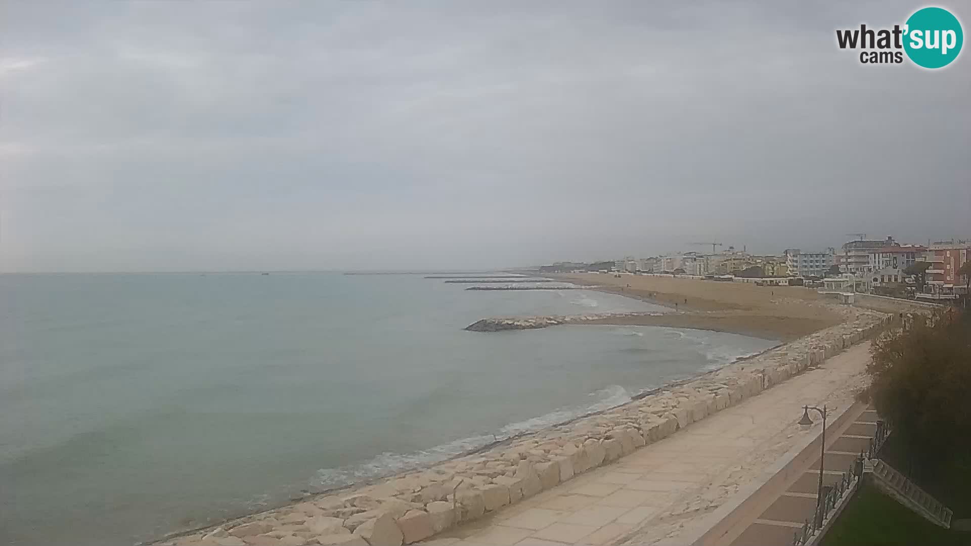 Webcam Caorle Ponente – Vue depuis les Marinai di Caorle