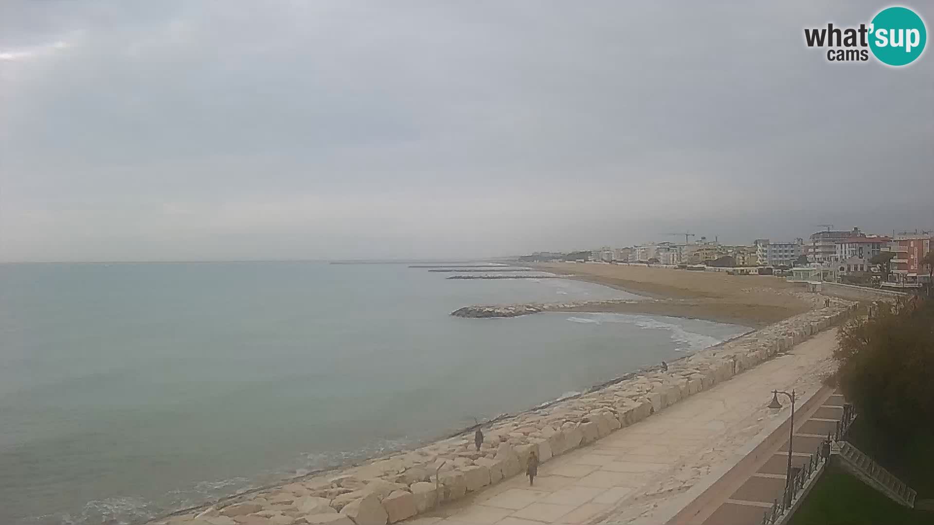 Webcam Caorle Ponente – Blick von Marinai di Caorle