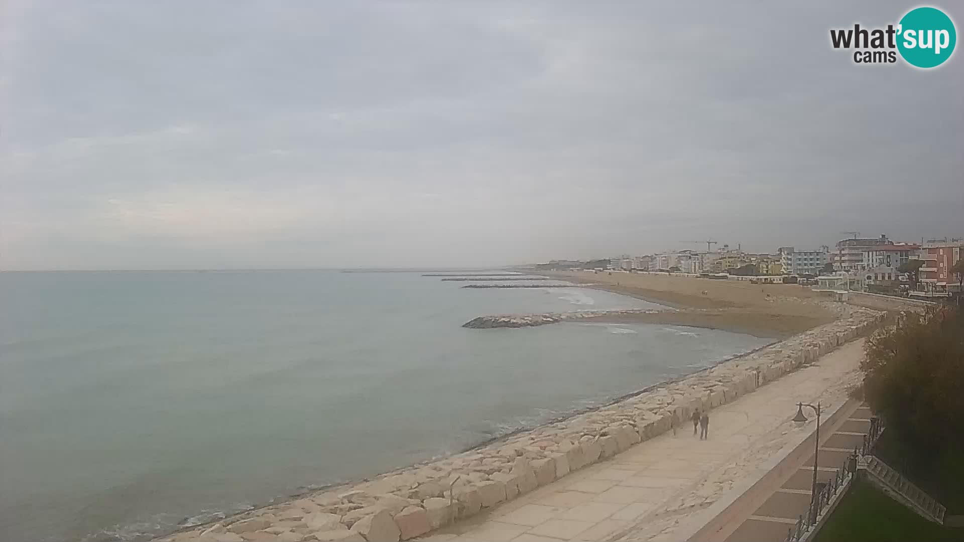 Webcam Caorle Ponente – Blick von Marinai di Caorle