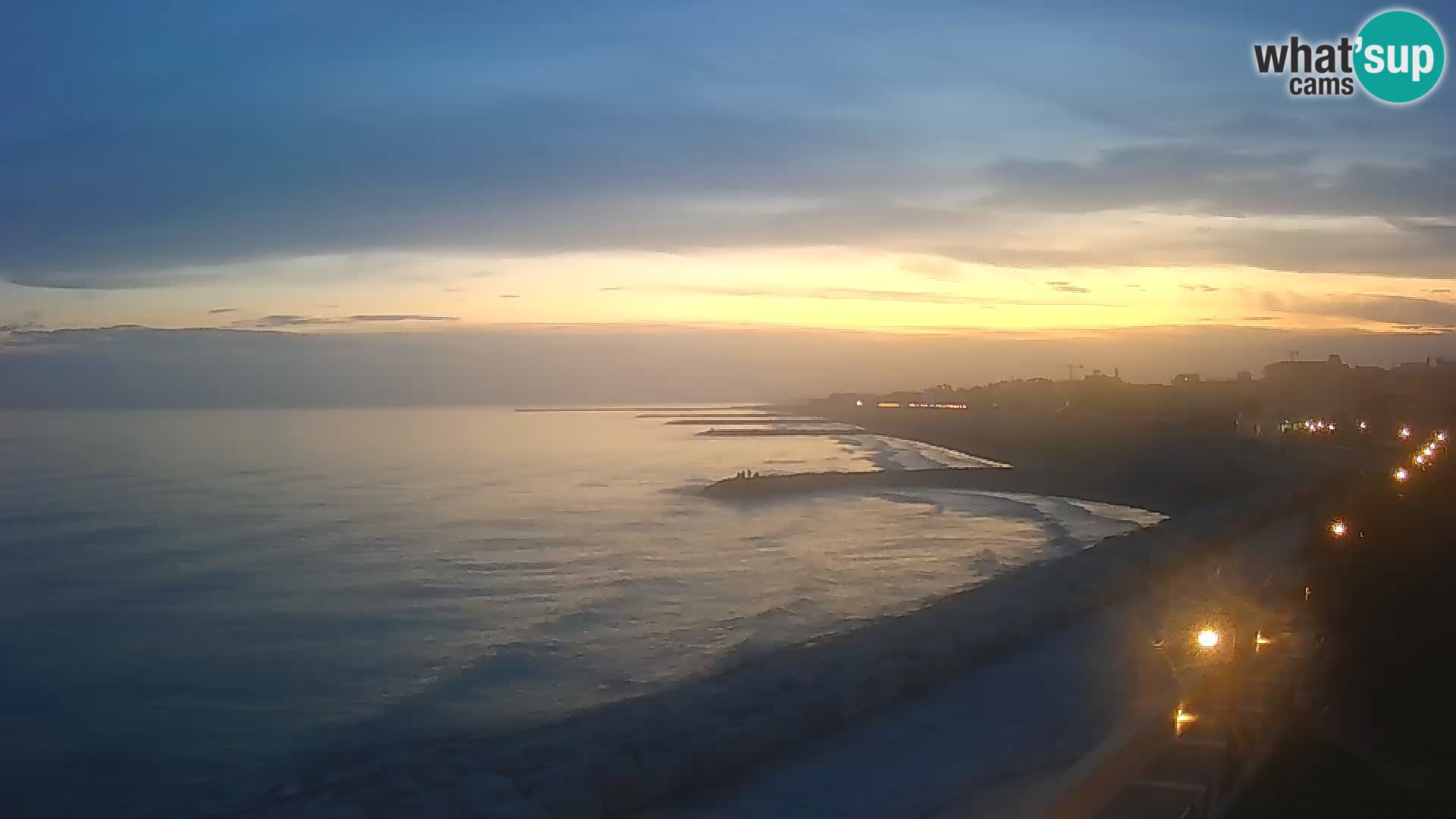 Webcam Caorle Ponente – Vue depuis les Marinai di Caorle