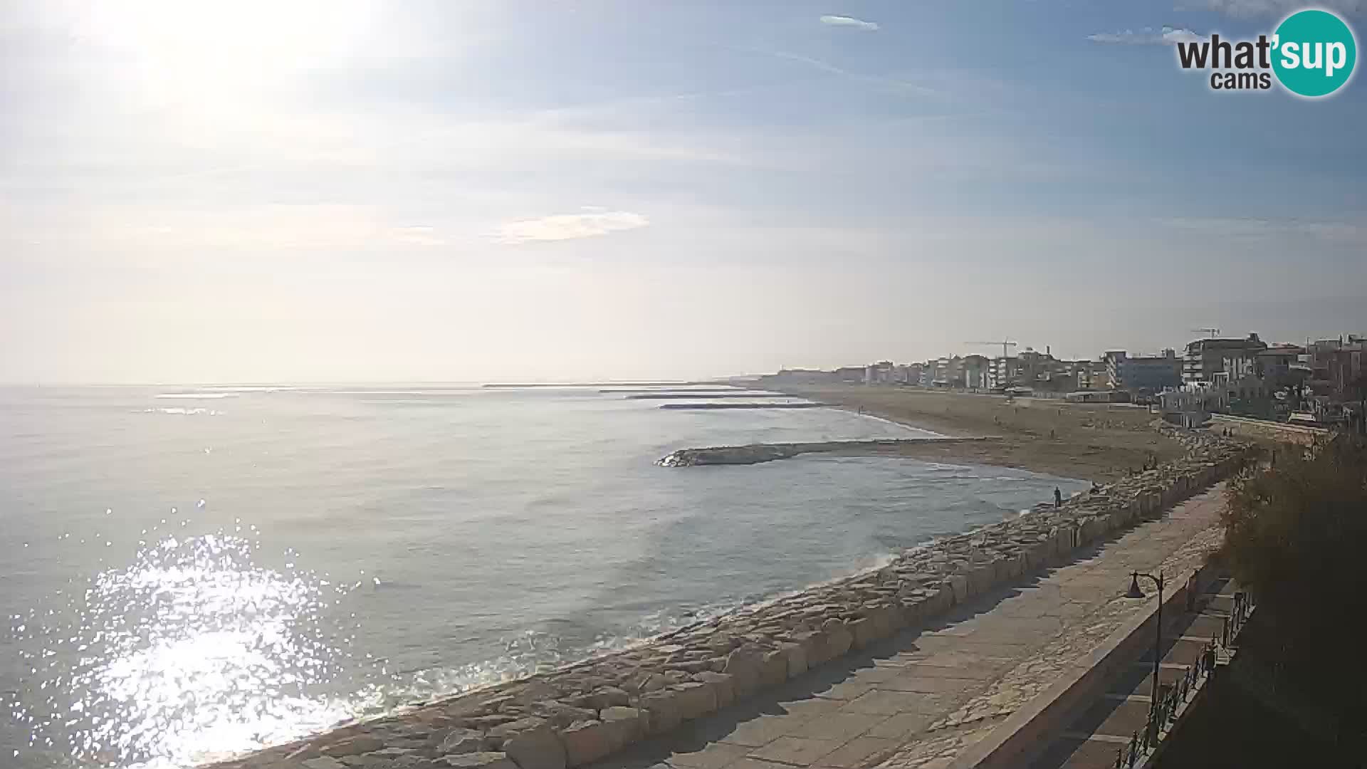 Webcam Caorle Ponente – Blick von Marinai di Caorle