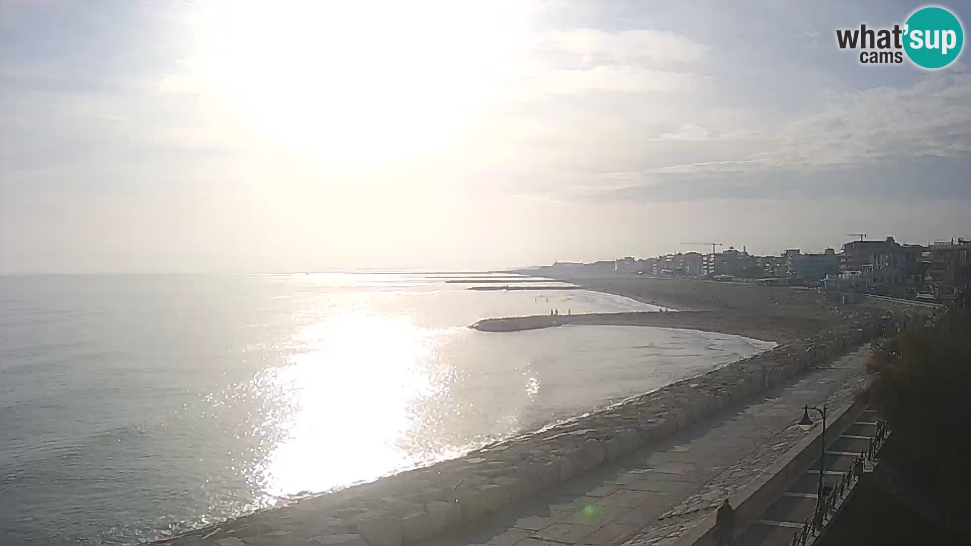 Webcam Caorle Ponente – Blick von Marinai di Caorle