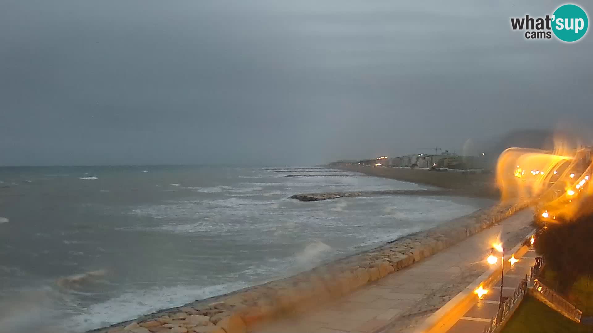 Webcam Caorle Ponente – Blick von Marinai di Caorle