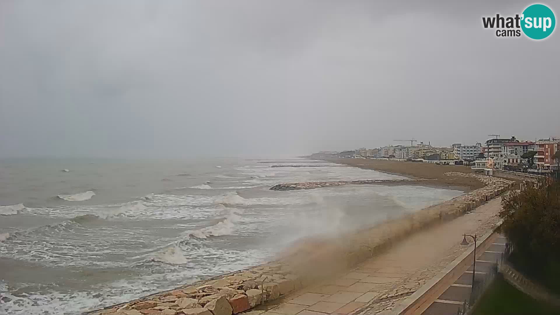 Webcam Caorle Ponente – Blick von Marinai di Caorle