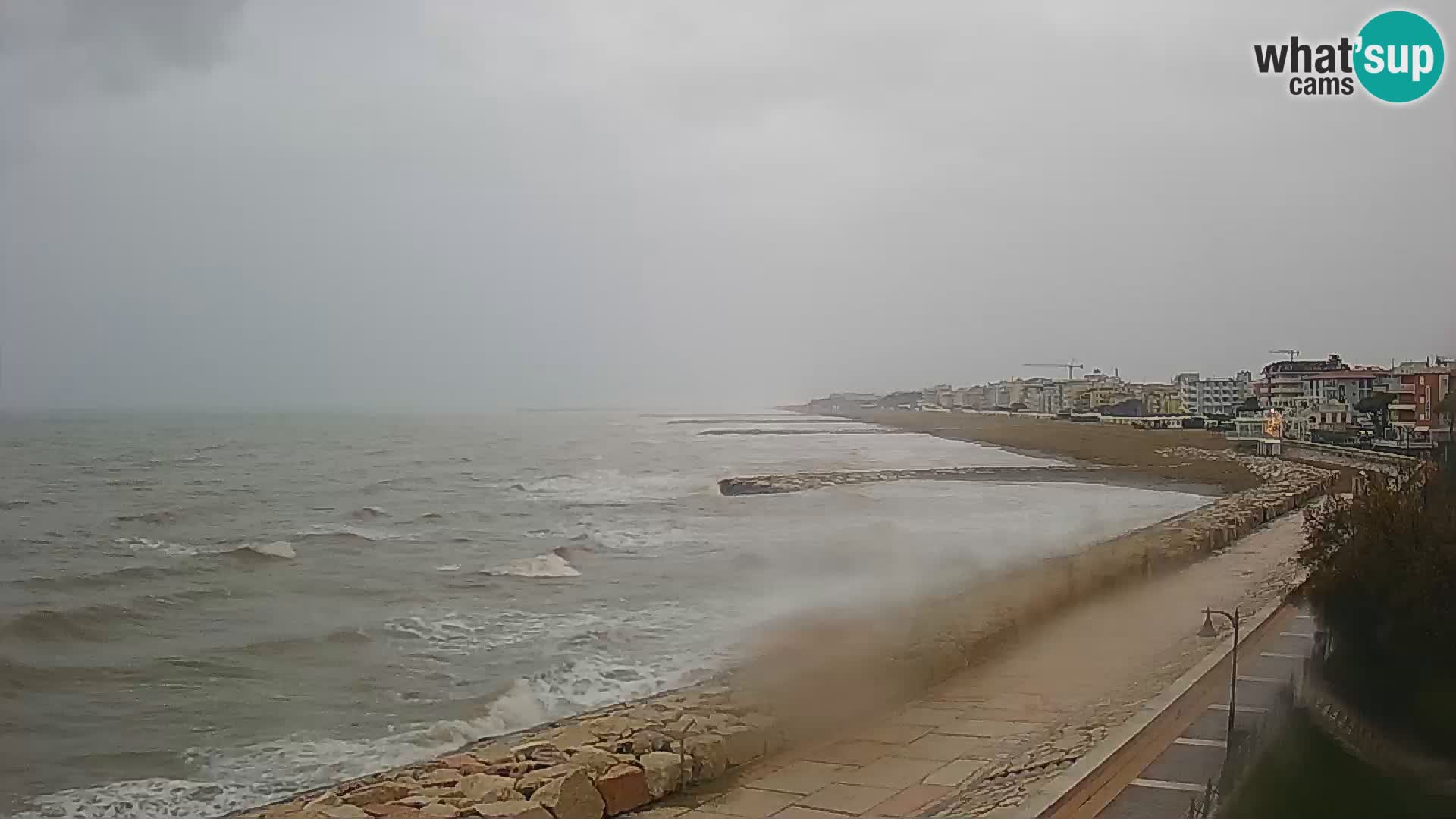 Webcam Caorle Ponente – Blick von Marinai di Caorle