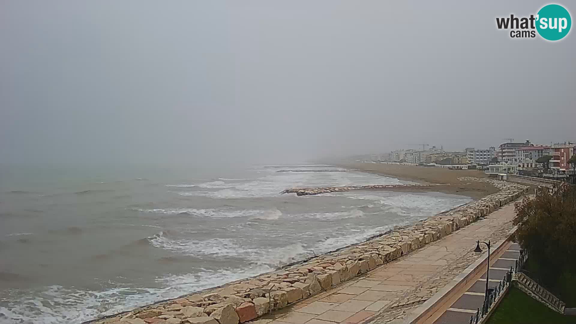 Webcam Caorle Ponente – Blick von Marinai di Caorle