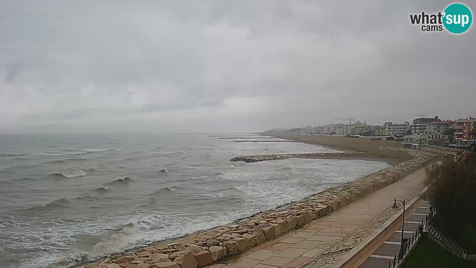 Webcam Caorle Ponente – Blick von Marinai di Caorle