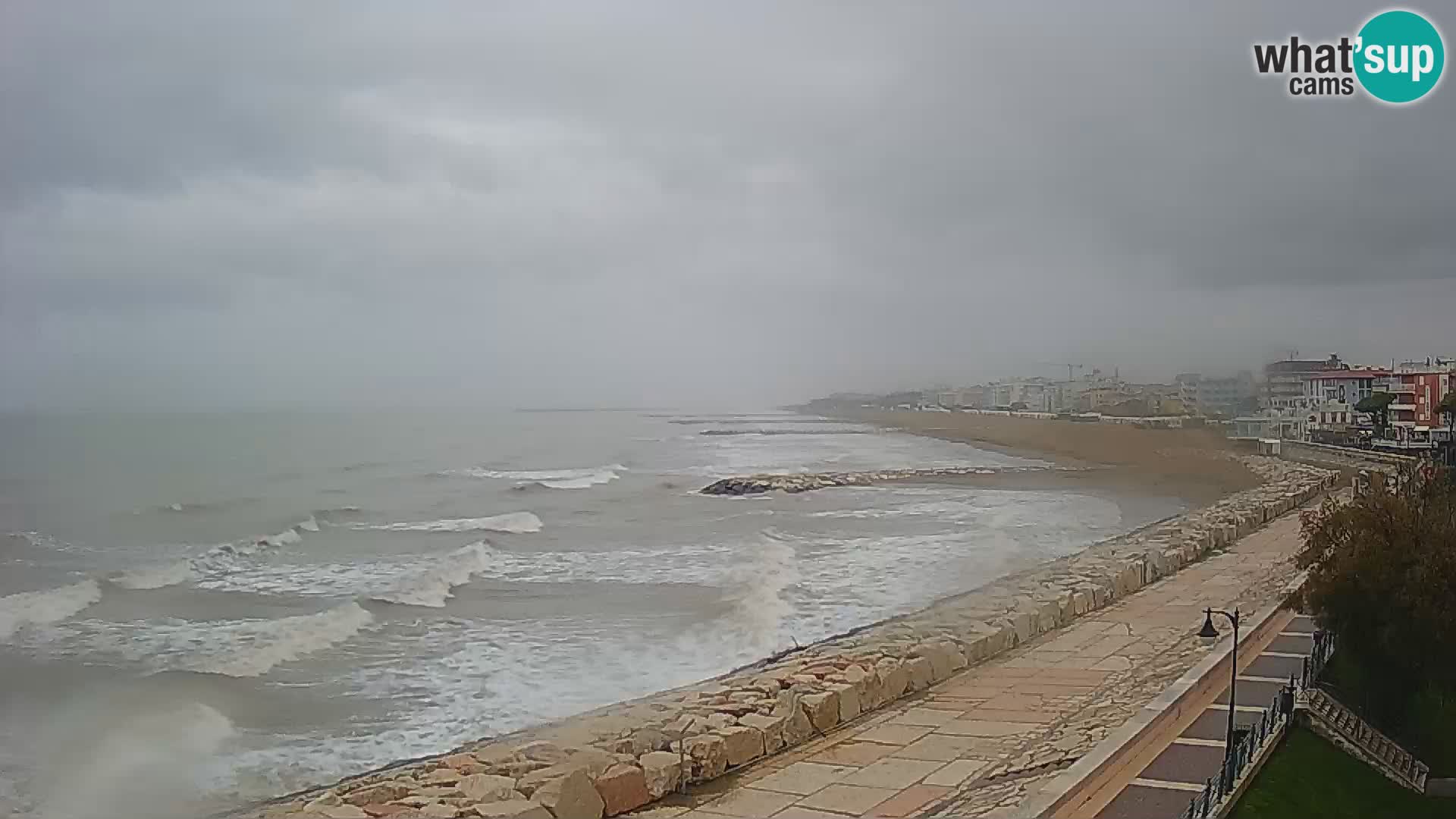Webcam Caorle Ponente – Blick von Marinai di Caorle