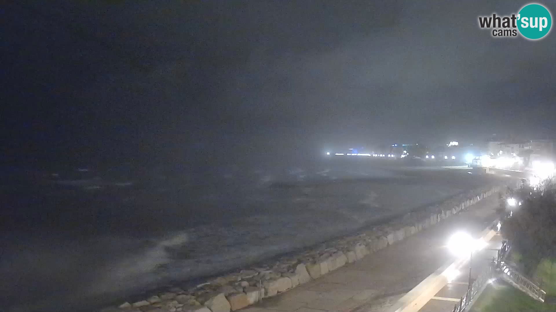 Webcam Caorle Ponente – Blick von Marinai di Caorle