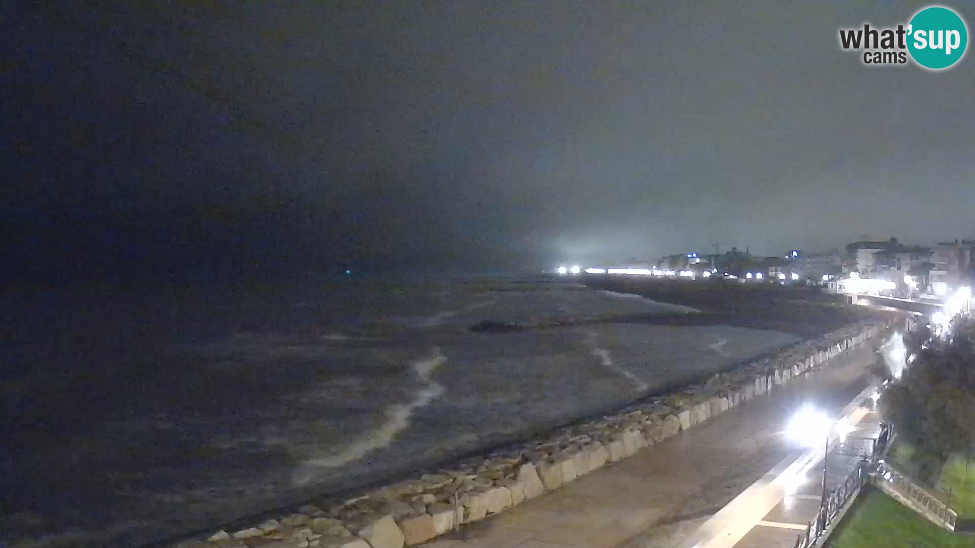 Webcam Caorle Ponente – Blick von Marinai di Caorle