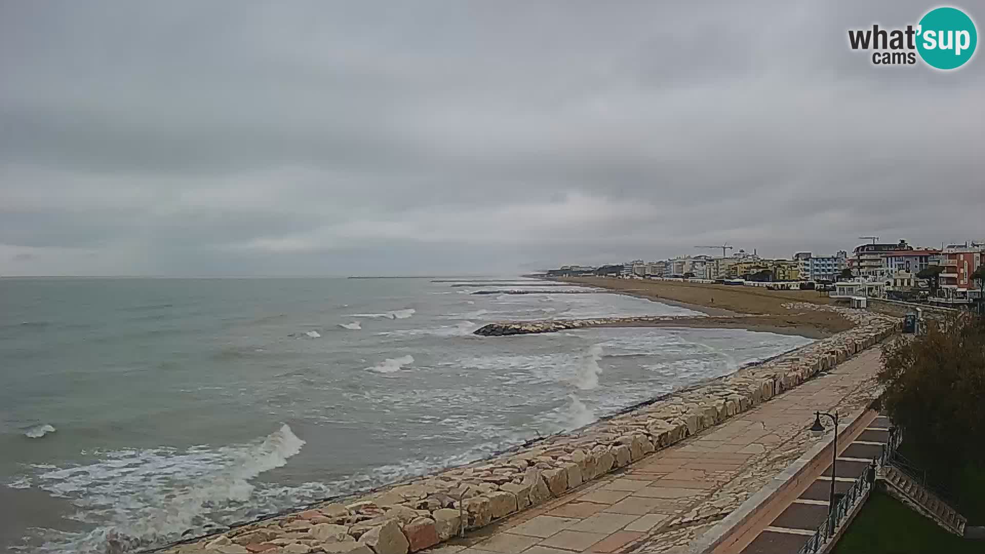 Webcam Caorle Ponente – Blick von Marinai di Caorle