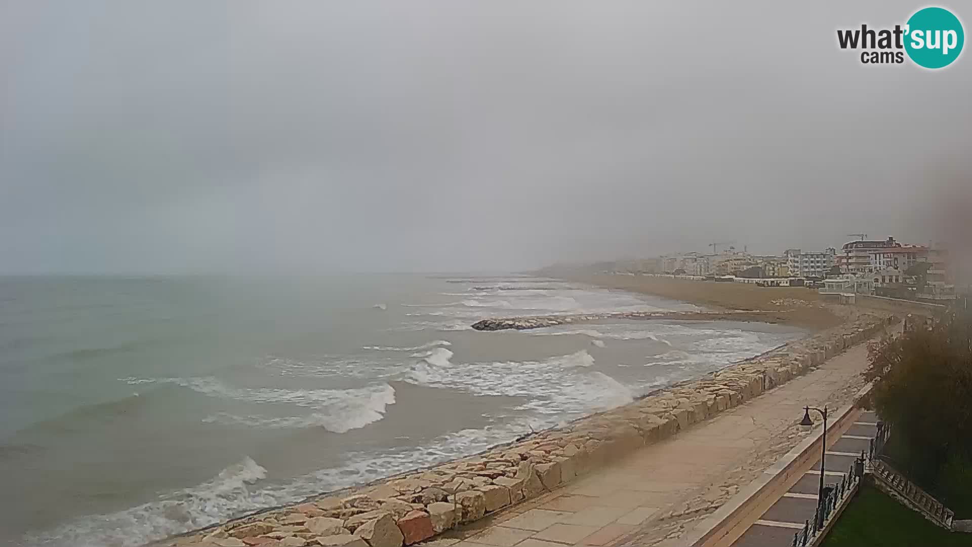 Webcam Caorle Ponente – Blick von Marinai di Caorle