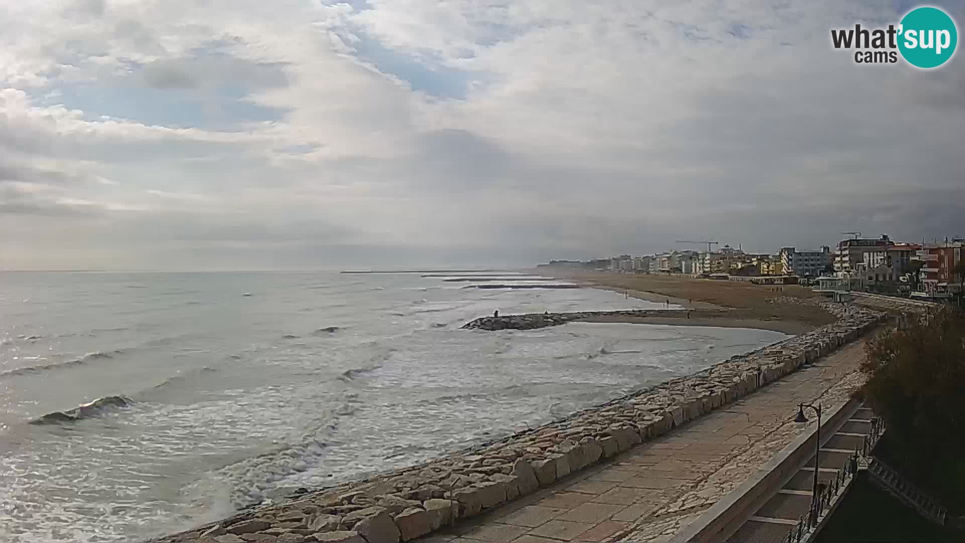Webcam Caorle Ponente – Blick von Marinai di Caorle