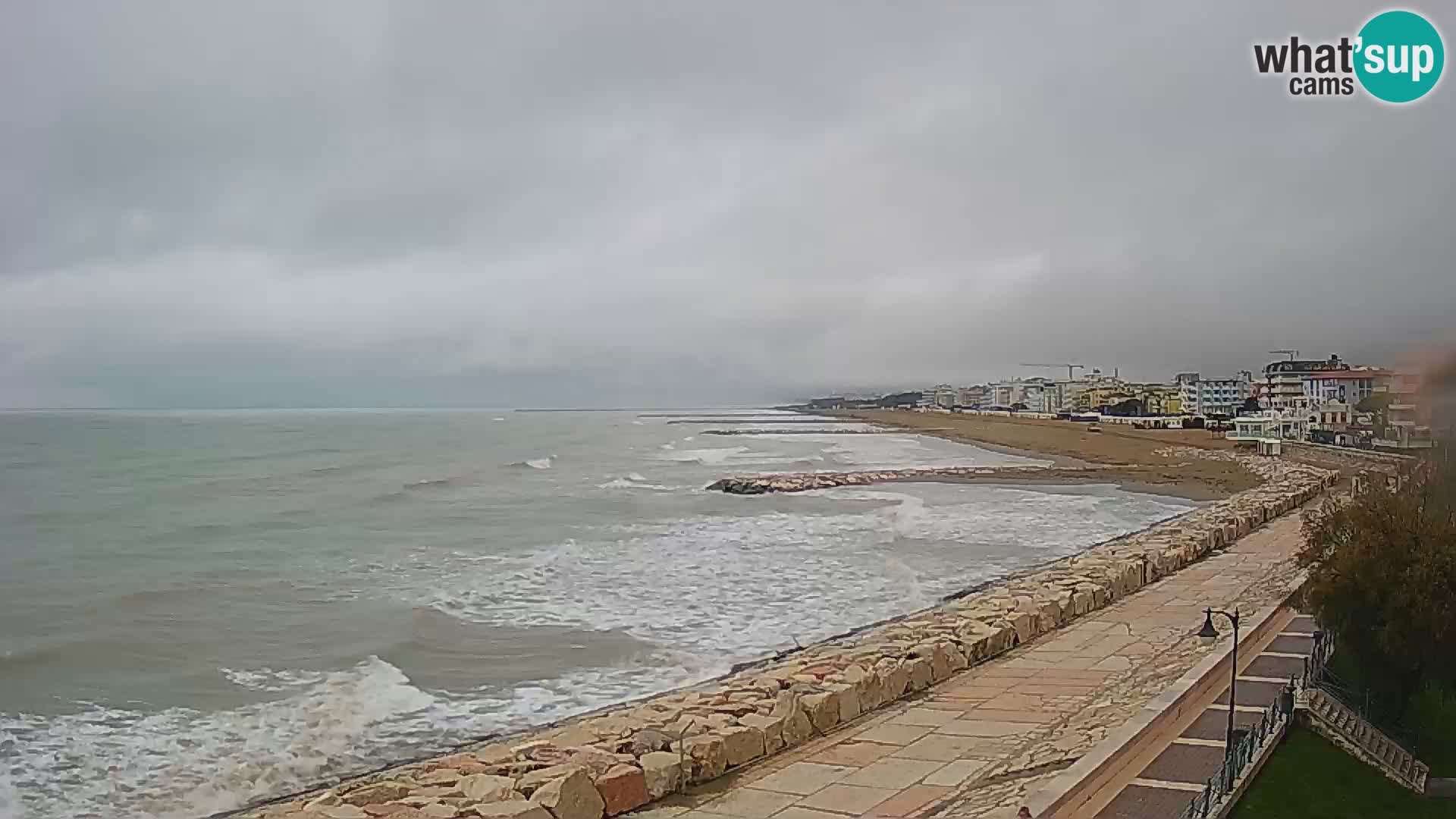 Webcam Caorle Ponente – Vue depuis les Marinai di Caorle